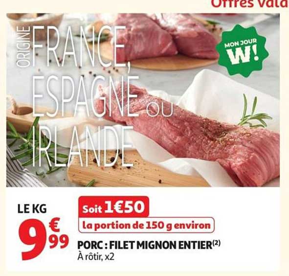 PORC : FILET MIGNON ENTIER