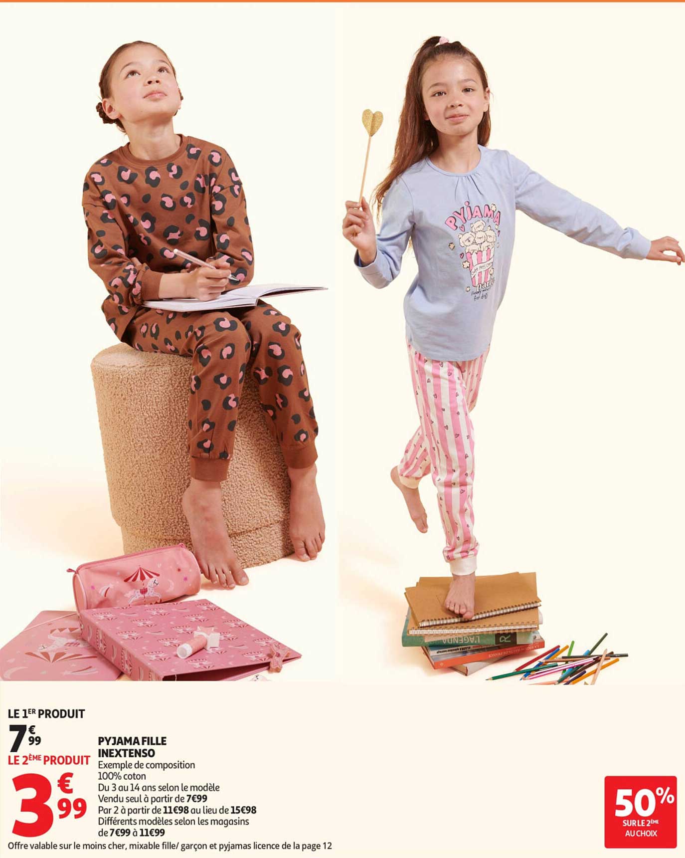 PYJAMA FILLE INEXTENSO