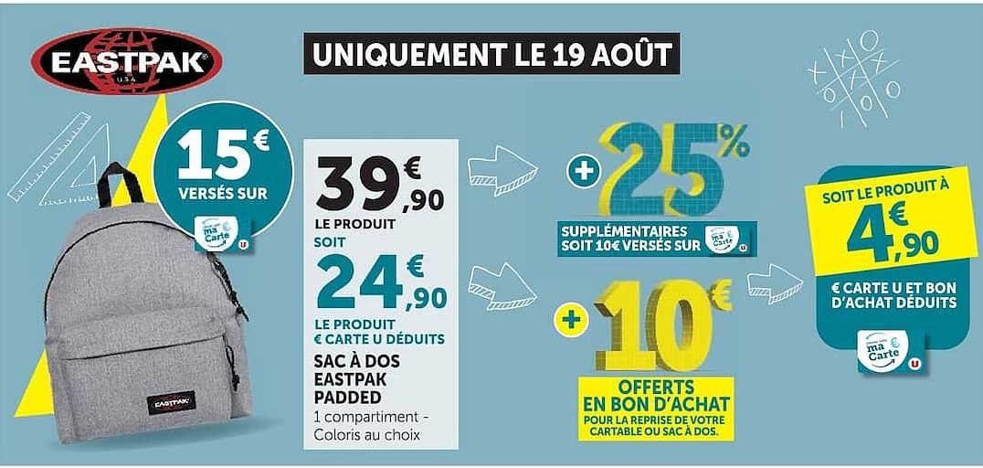 SAC À DOS EASTPAK PADDED