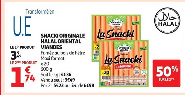 SNACKI ORIGINALE HALAL ORIENTAL VIANDES