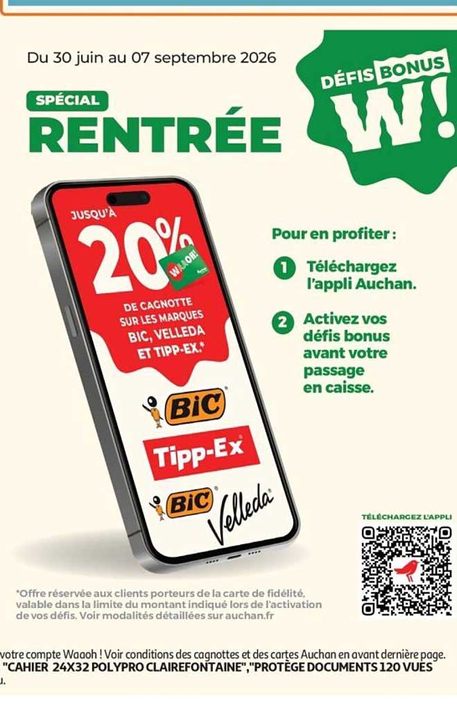 SPÉCIAL RENTRÉE