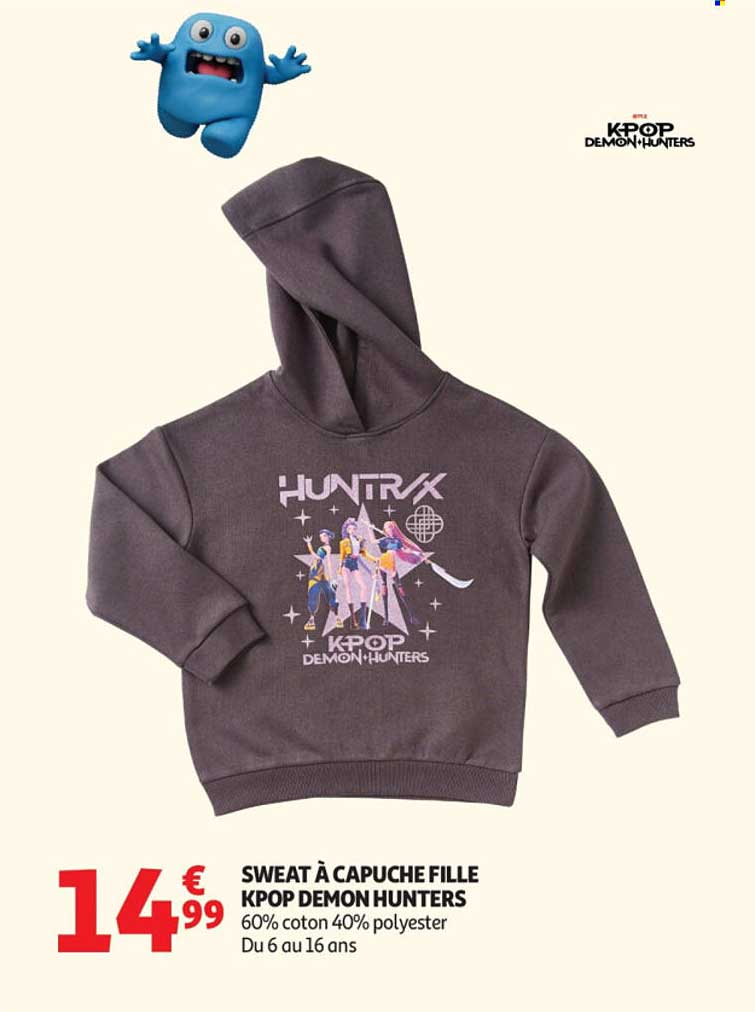 SWEAT À CAPUCHE FILLE KPOP DEMON HUNTERS