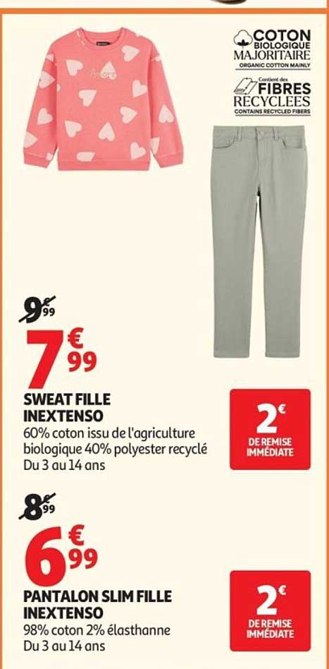 SWEAT FILLE INEXTENSO