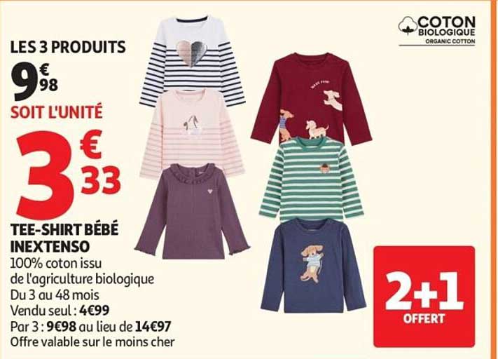 TEE-SHIRT BÉBÉ INEXTENSO