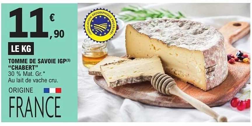 TOMME DE SAVOIE IGP "CHABERT"