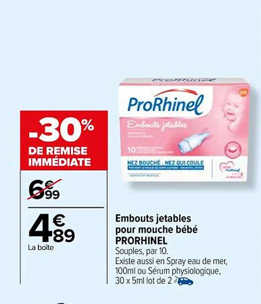 Embouts jetables pour mouche bébé PRORHINEL