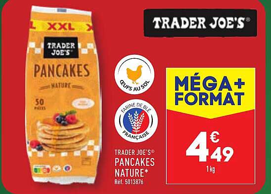 TRADER JOE'S PANCAKES NATURE*