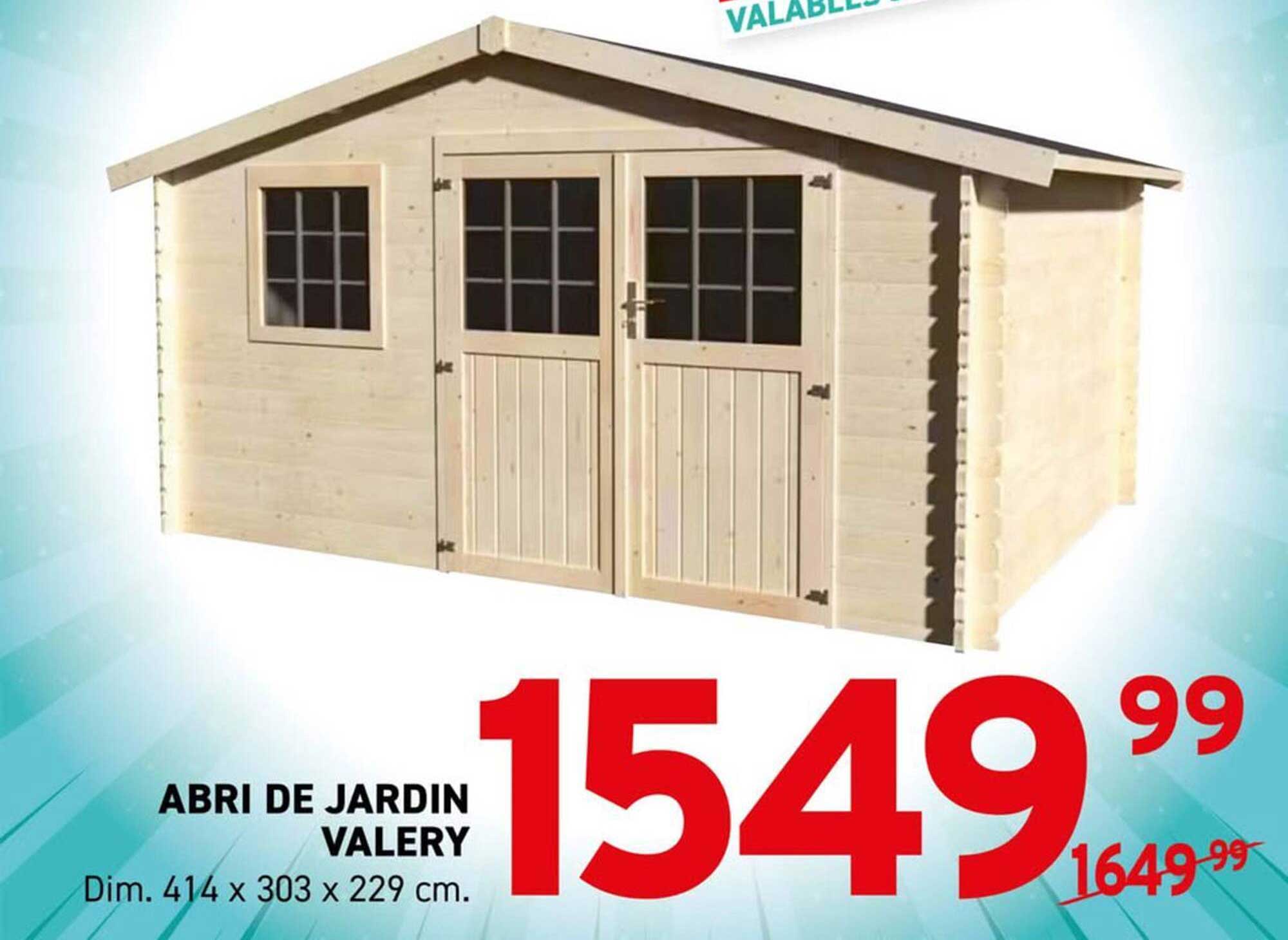 ABRI DE JARDIN VALERY