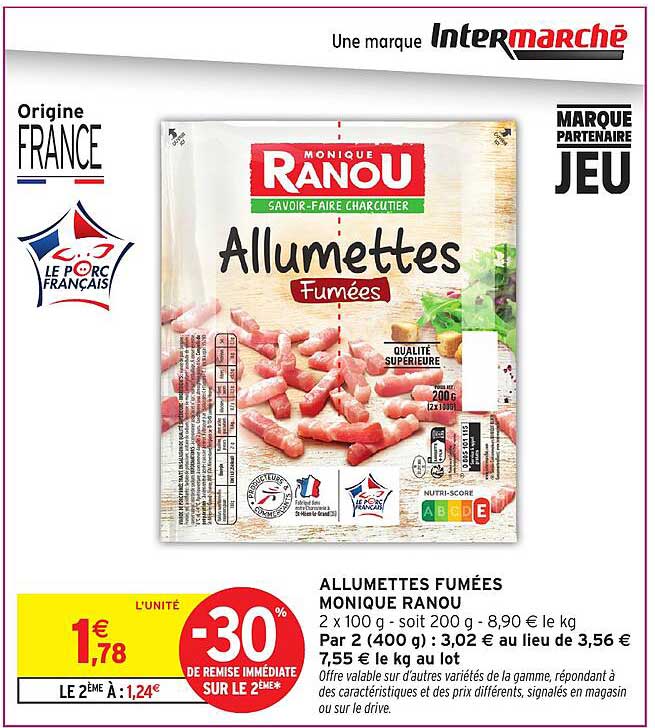 ALLUMETTES FUMÉES MONIQUE RANOU