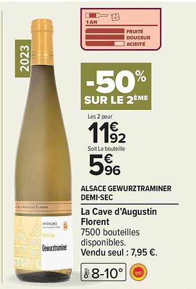 ALSACE GEWURZTRAMINER DEMI-SEC