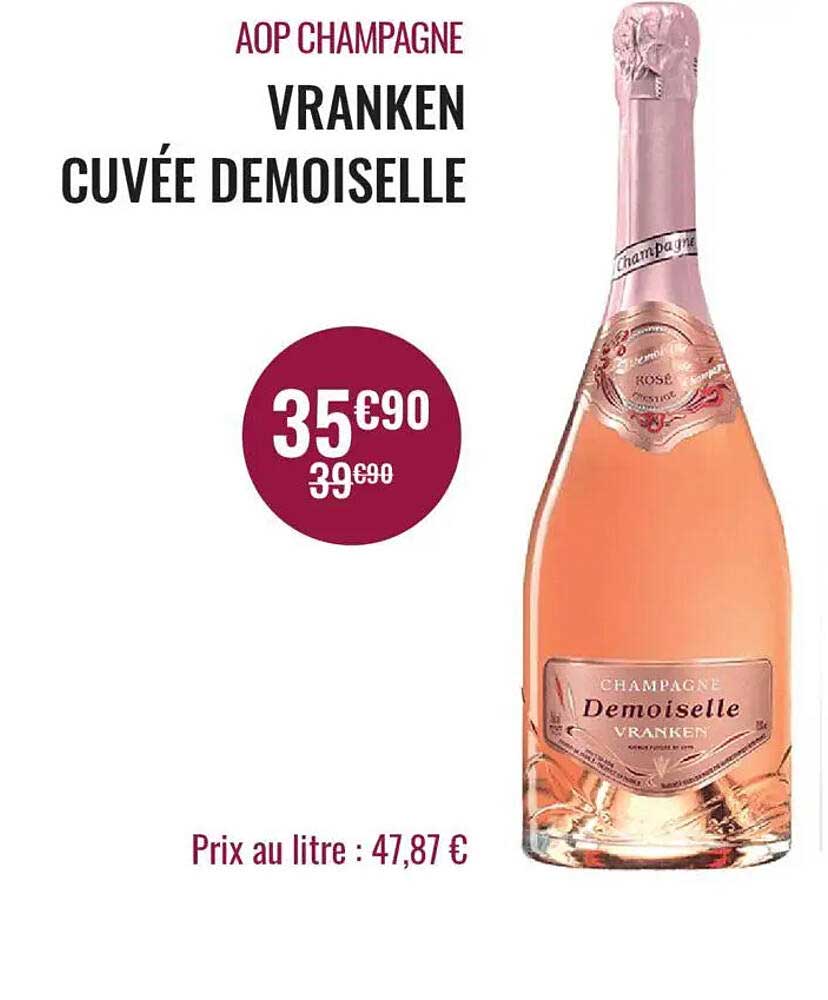 AOP CHAMPAGNE VRANKEN CUVÉE DEMOISELLE