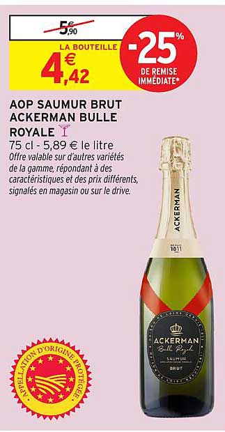 AOP SAUMUR BRUT ACKERMAN BULLE ROYALE
