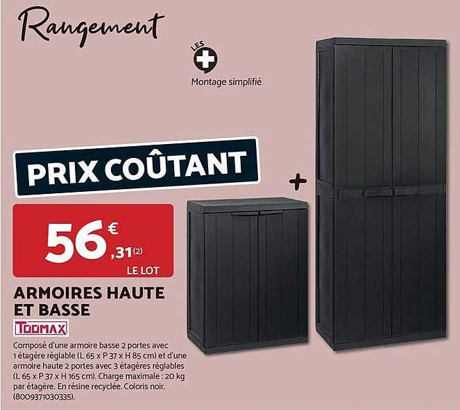 ARMOIRES HAUTE ET BASSE