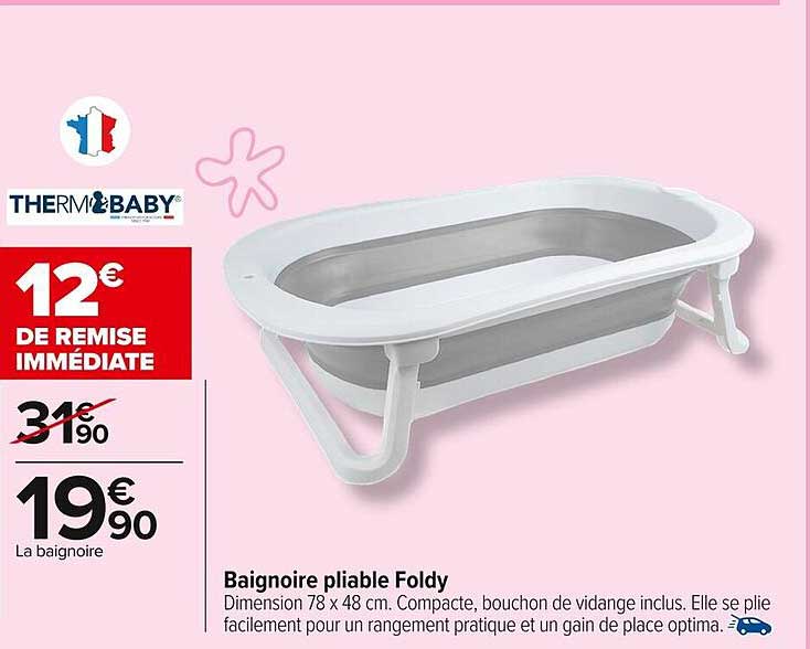 Baignoire pliante Foldy