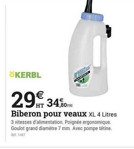 Biberon pour veaux XL 4 Litres