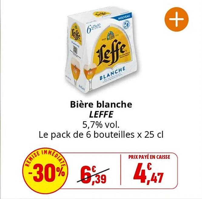 Bière blanche LEFFE