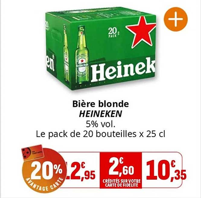 Bière blonde HEINEKEN
