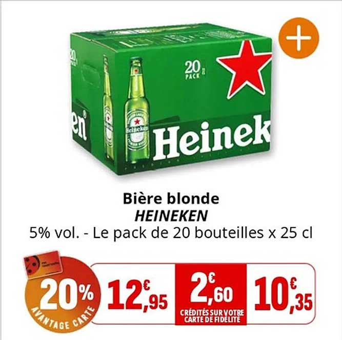 Bière blonde HEINEKEN