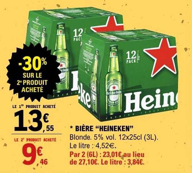 BIÈRE “HEINEKEN”