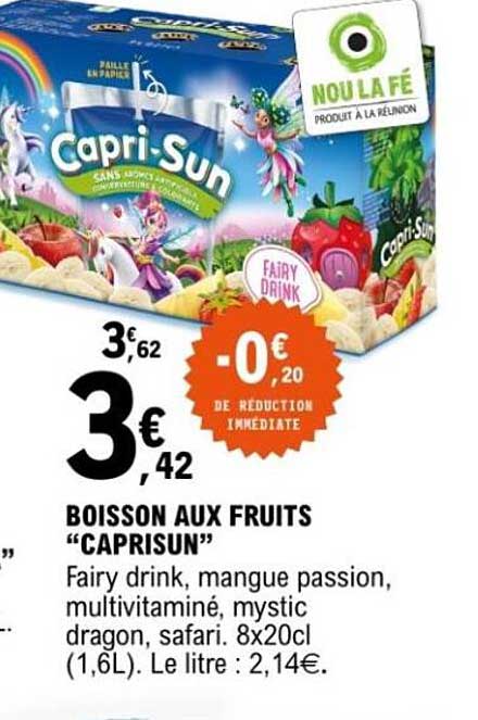 BOISSON AUX FRUITS "CAPRISUN"