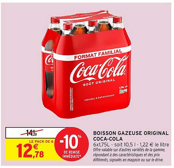 BOISSON GAZEUSE ORIGINAL COCA-COLA