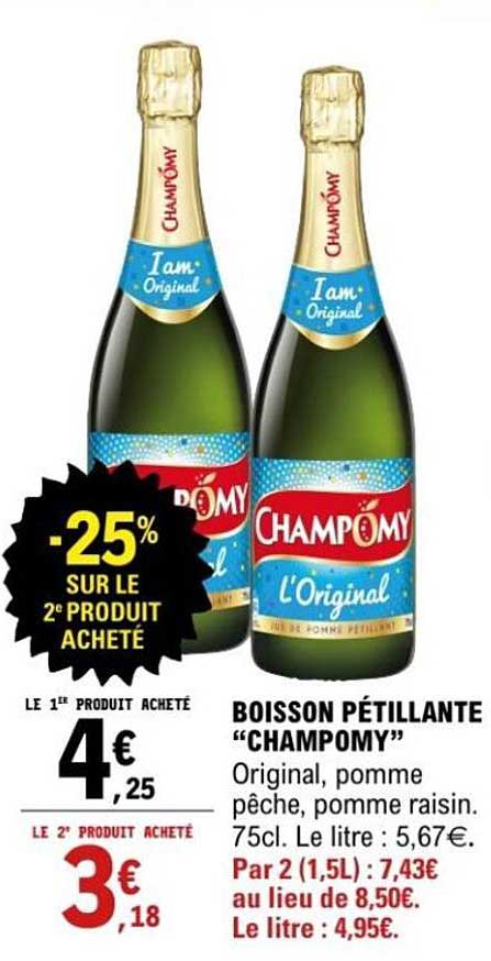 BOISSON PÉTILLANTE “CHAMPOMY”