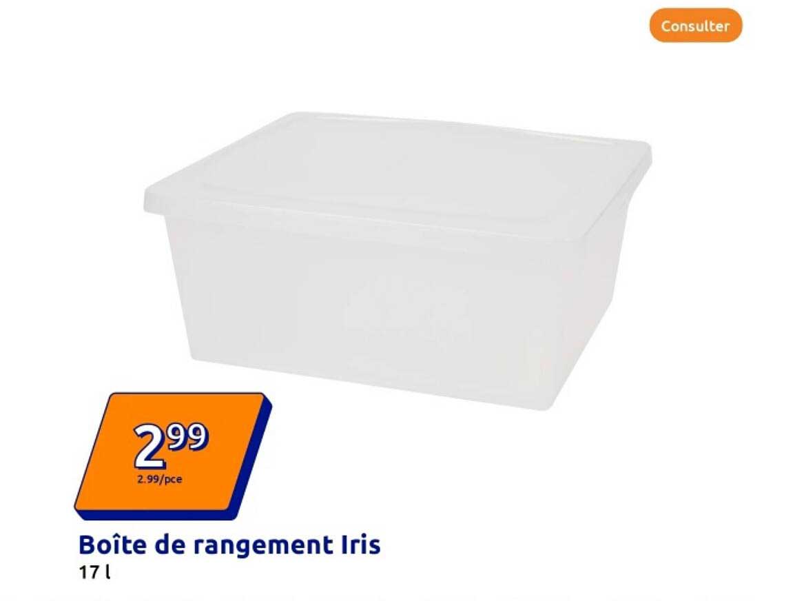 Boîte de rangement Iris
