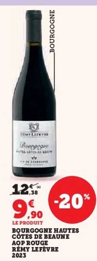BOURGOGNE HAUTES CÔTES DE BEAUNE AOP ROUGE RÉMY LÉFÈVRE 2023