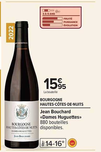 Bourgogne Hautes-Côtes-de-Nuits Jean Bouchard « Dames Huguettes »
