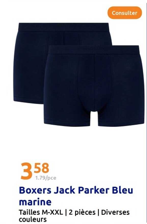 Boxers Jack Parker Bleu marine