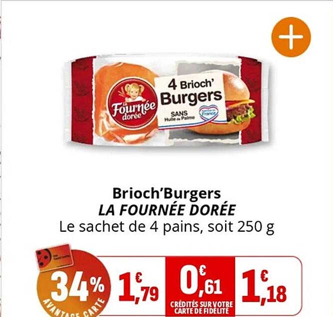 Brioch’Burgers LA FOURNÉE DORÉE