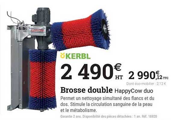 Brosse double HappyCow duo