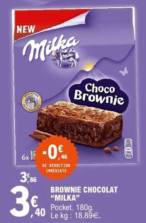 BROWNIE CHOCOLAT “MILKA”