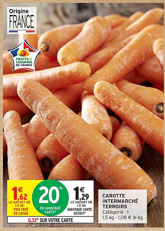 CAROTTE INTERMARCHÉ TERROIRS