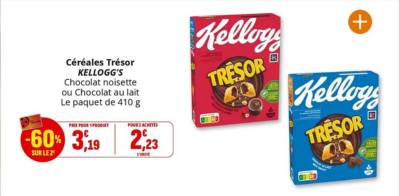 Céréales Trésor KELLOGG’S
