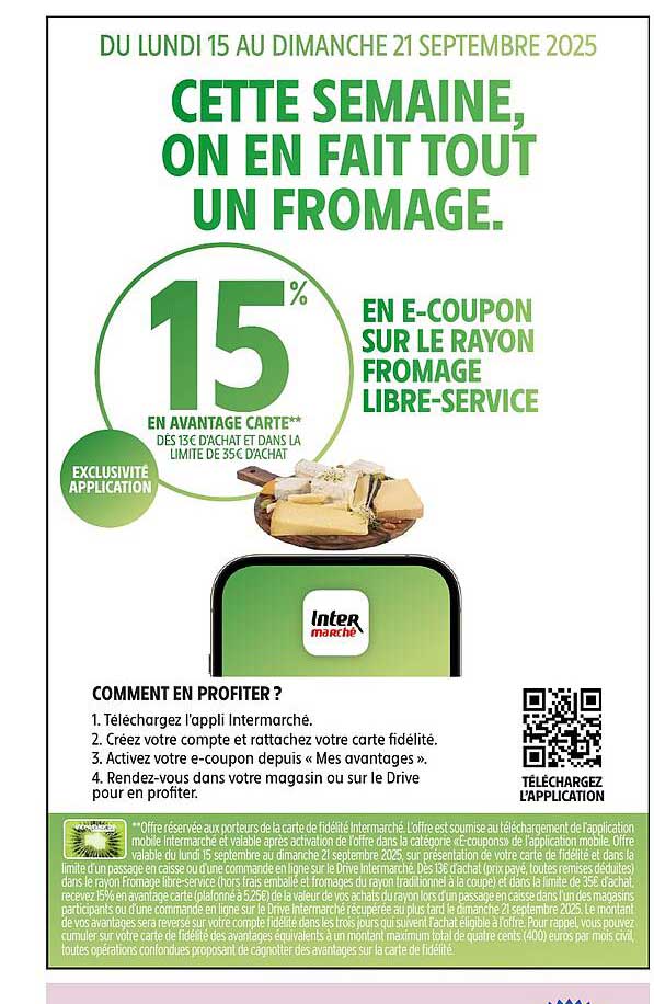 Cette semaine, on en fait tout un fromage.