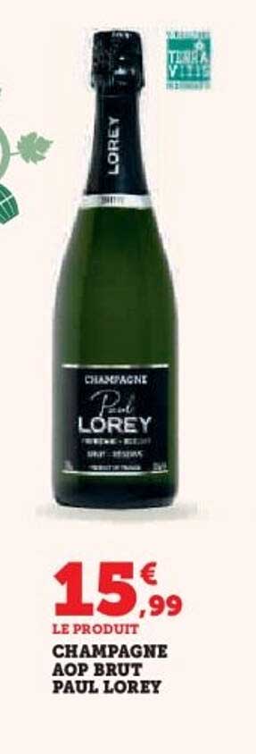 CHAMPAGNE AOP BRUT PAUL LOREY