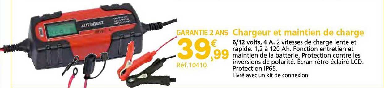 Chargeur et maintient de charge