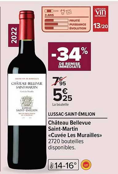 Château Bellevue Saint-Martin « Cuvée Les Murailles »