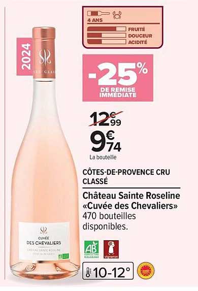 Château Sainte Roseline «Cuvée des Chevaliers»