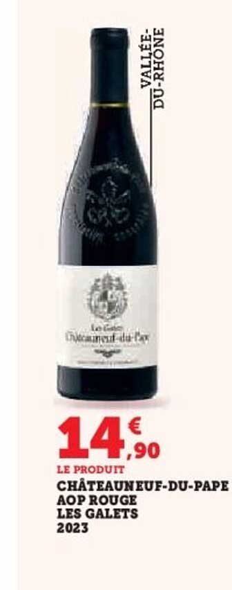 CHÂTEAUNEUF-DU-PAPE AOP ROUGE LES GALETS 2023