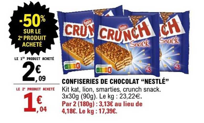 CONFISERIES DE CHOCOLAT “NESTLÉ”