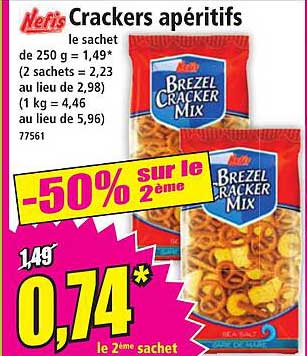 Crackers apéritifs