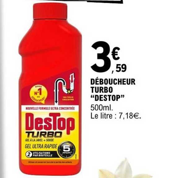 DÉBOUCHEUR TURBO "DESTOP"