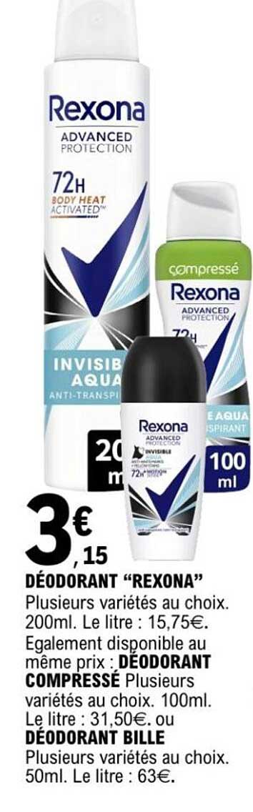 DEODORANT "Rexona"