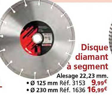 Disque diamant à segment