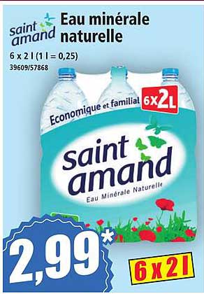 Eau minérale naturelle
