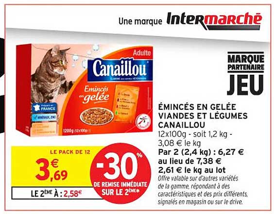 ÉMINCÉS EN GELÉE VIANDES ET LÉGUMES CANAILLOU