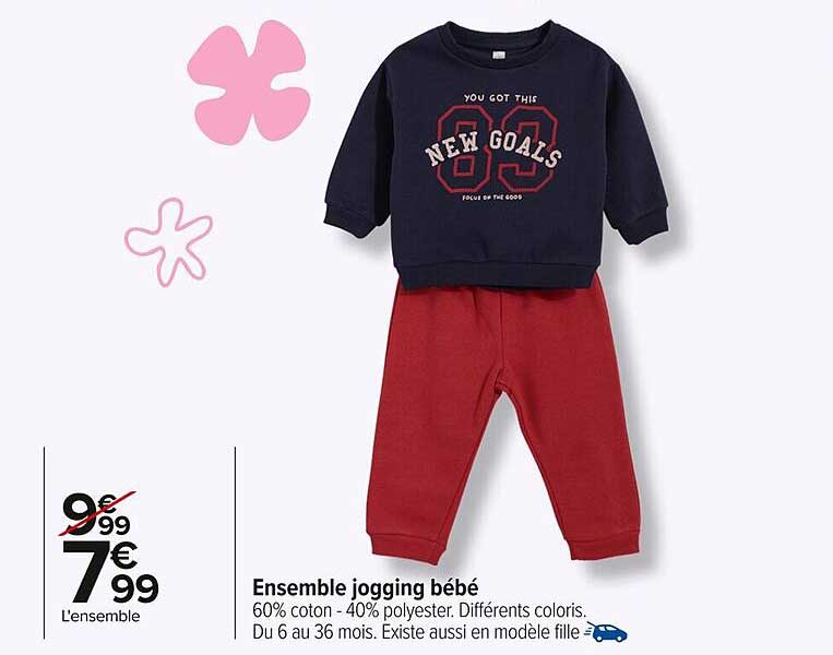 Ensemble jogging bébé