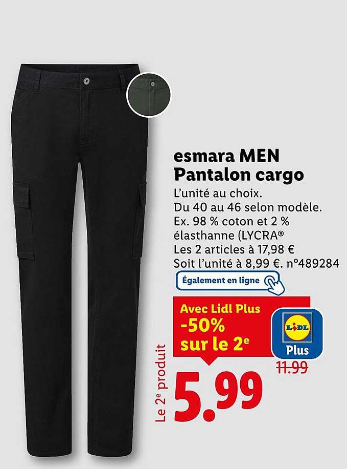 esmar MEN Pantalon cargo